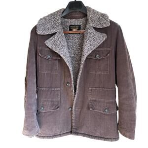 RARE 70’s VTG Pacific Trail GOLD LABEL Western Sherpa Ranch Coat - Size 42 (LG)